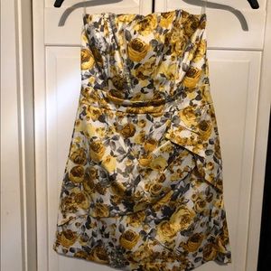 Speechless floral satin mini dress.